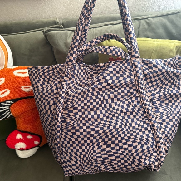 Dead stock Indigo Trippy Checker - Cloud Travel BAGGU - Picture 4 of 6